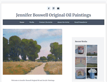 Tablet Screenshot of jenniferboswell.com